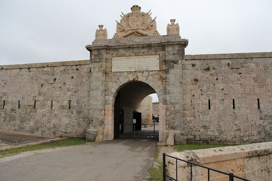 Menorcas Sehenswürdigkeiten: Festung La Mola, Bild-Nr. 2